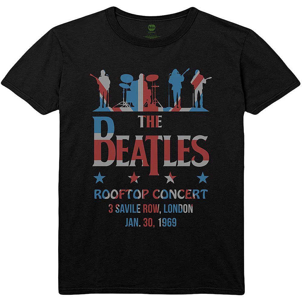 THE BEATLES ビートルズ (結成 65周年 ) - Drop T Rooftop Flag / Tシャツ / メンズ - PGS